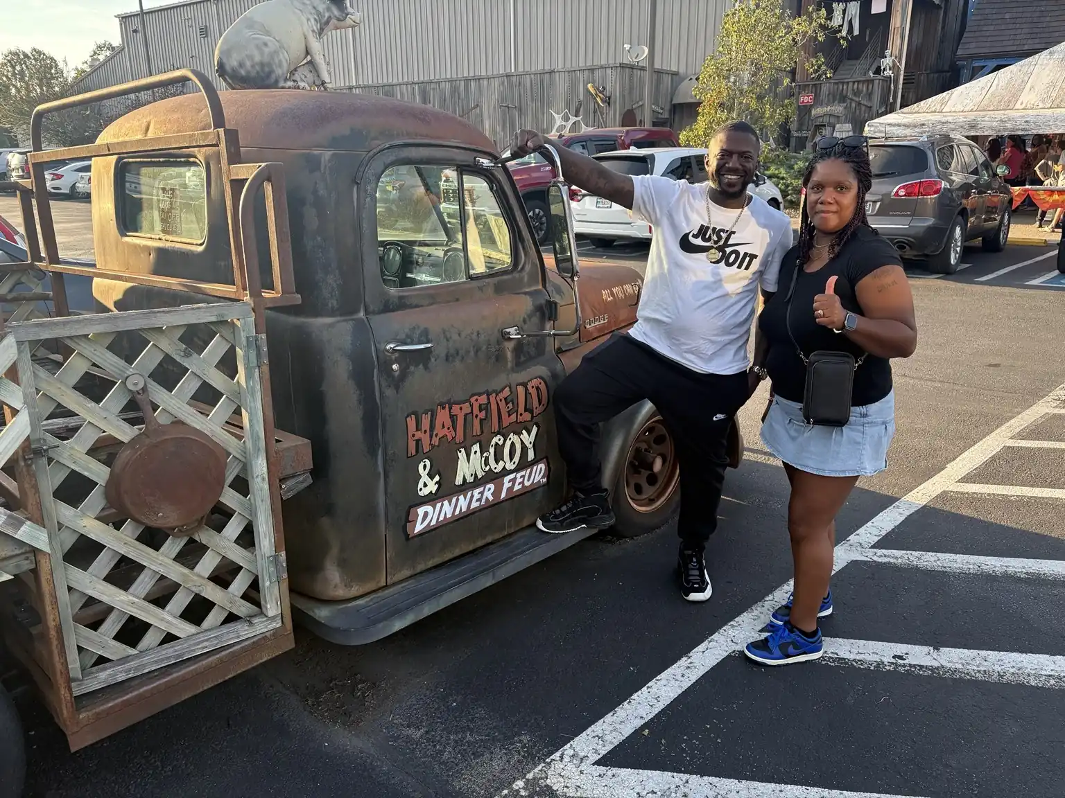 Outside Hatfield & McCoy