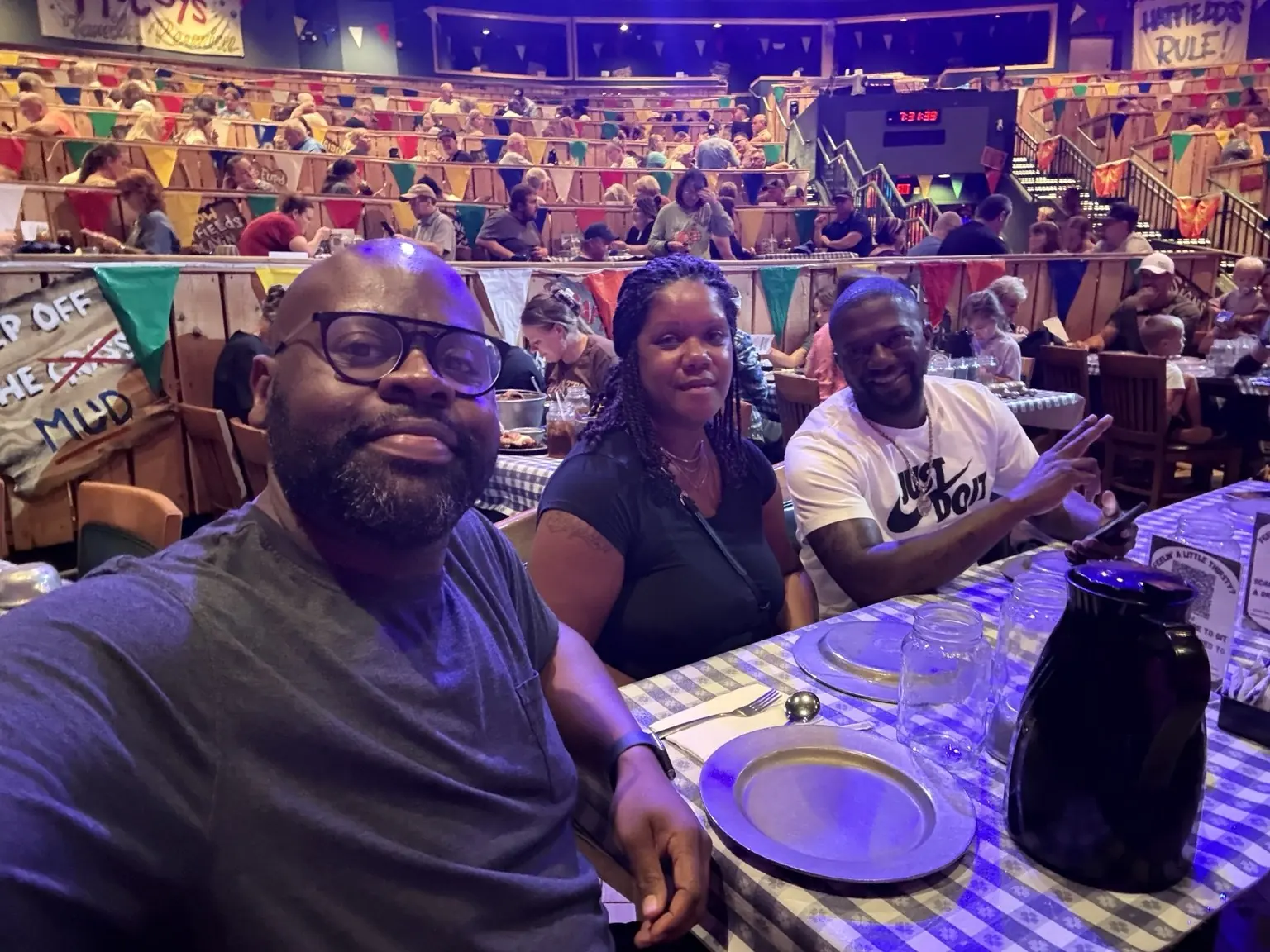 The Tribe at the dinner show